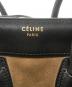 中古・古着 CELINE (セリーヌ) ラゲージナノミニショッパートートバッグ ブラウン×ブラック サイズ:Free(実寸参照）：63000円