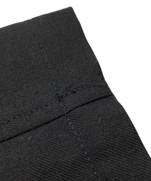 GROUND Y（グラウンドワイ）GROUND Y (グラウンドワイ) ZIP-UP STANDING COLLAR LONG SHIRT/ジップアップスタンドカラーロングシャツ ブラック サイズ:3の古着・服飾アイテム