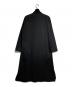 GROUND Y (グラウンドワイ) ZIP-UP STANDING COLLAR LONG SHIRT/ジップアップスタンドカラーロングシャツ ブラック サイズ:3：20000円