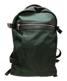 Saint Laurent Paris（サンローランパリ）の古着「City Backpack/シティバックパック」｜グリーン×ブラック