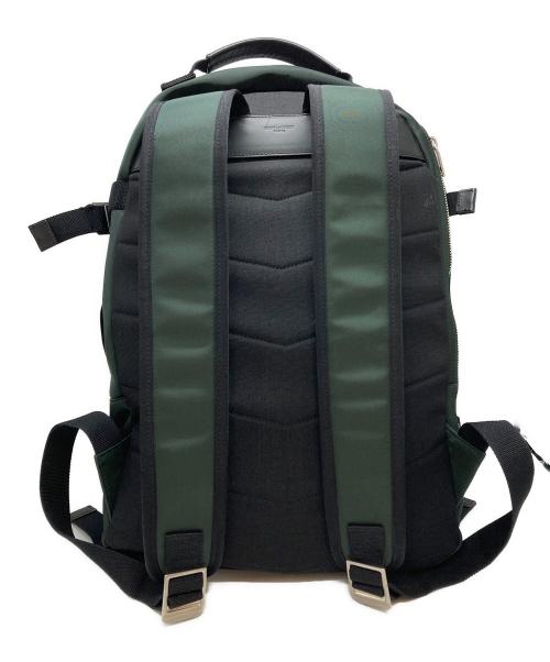 Saint Laurent Paris（サンローランパリ）Saint Laurent Paris (サンローランパリ) City Backpack/シティバックパック グリーン×ブラックの古着・服飾アイテム