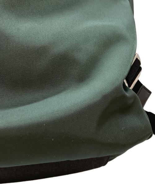 Saint Laurent Paris（サンローランパリ）Saint Laurent Paris (サンローランパリ) City Backpack/シティバックパック グリーン×ブラックの古着・服飾アイテム