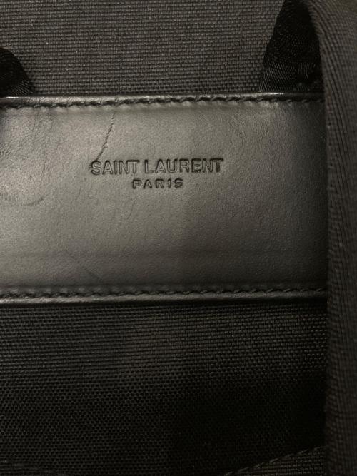 Saint Laurent Paris（サンローランパリ）Saint Laurent Paris (サンローランパリ) City Backpack/シティバックパック グリーン×ブラックの古着・服飾アイテム