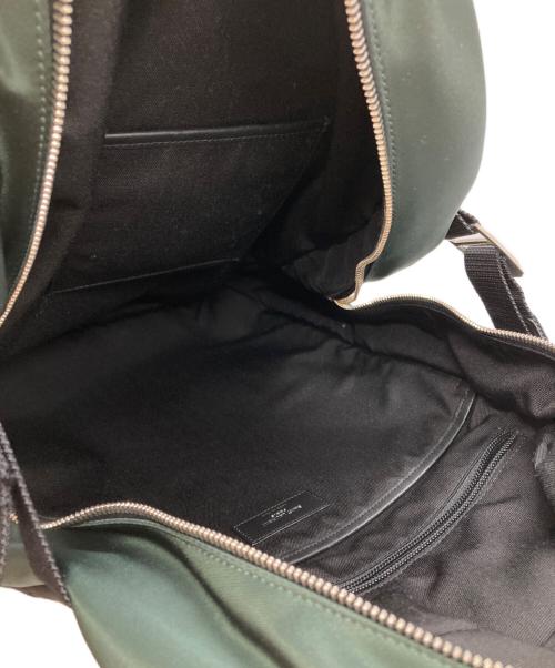 Saint Laurent Paris（サンローランパリ）Saint Laurent Paris (サンローランパリ) City Backpack/シティバックパック グリーン×ブラックの古着・服飾アイテム