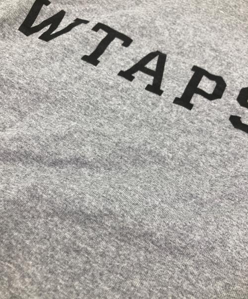 WTAPS（ダブルタップス）WTAPS (ダブルタップス) ロゴプリントカットソー グレー サイズ:02の古着・服飾アイテム
