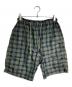 COMME des GARCONS HOMME（コムデギャルソン オム）の古着「Ramie Check Half Pants/ラミーチェック柄ハーフパンツ」｜グリーン