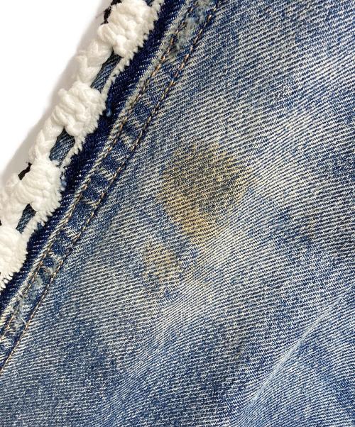 DISCOVERED（ディスカバード）DISCOVERED (ディスカバード) CROCHET DENIM BLOUSON/クロケットデニムブルゾン インディゴ サイズ:3の古着・服飾アイテム