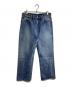 KAPTAIN SUNSHINE（キャプテンサンシャイン）の古着「Skate Shoecut Denim Pants/スケートシューカットデニムパンツ」｜インディゴ