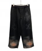 GOOPiMADEグーピーメイド）の古着「P1-MG Mural Mural Sweatpants」｜ブラック