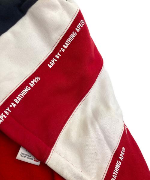 Aape BY A BATHING APE（エーエイプ バイ アベイシングエイプ）Aape BY A BATHING APE (エーエイプ バイ アベイシングエイプ) カモ柄スナップフーデットジャケット レッド サイズ:XXLの古着・服飾アイテム