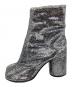 Maison Margiela (メゾンマルジェラ) スパンコールTABIブーツ シルバー サイズ:	SIZE 36　（約22cm）：55000円