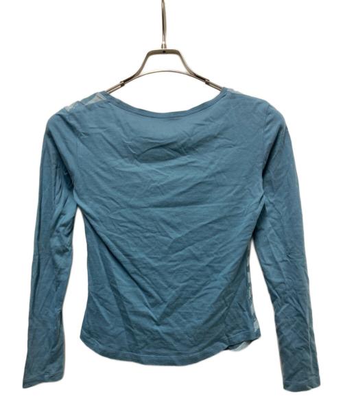 Vivienne Westwood RED LABEL（ヴィヴィアンウエストウッドレッドレーベル）Vivienne Westwood RED LABEL (ヴィヴィアンウエストウッドレッドレーベル) オーブプリントカットソー スカイブルー サイズ:1の古着・服飾アイテム