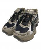 asicsアシックス）の古着「Gel kinetic fluentスニーカー」｜ブラック×ベージュ