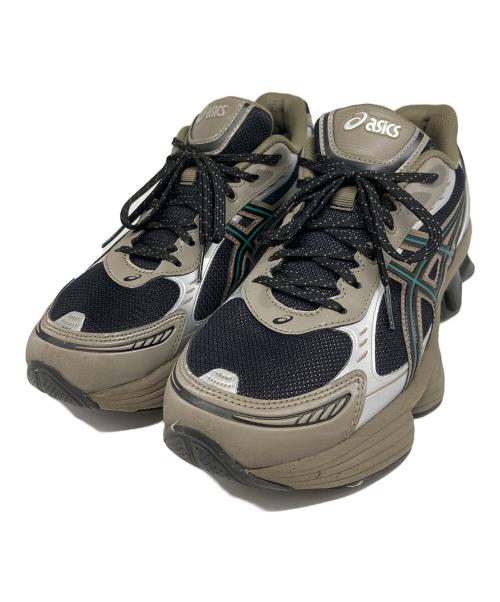 asics（アシックス）asics (アシックス) Gel kinetic fluentスニーカー ブラック×ベージュ サイズ:	SIZE US8.5　(26.5cm)の古着・服飾アイテム