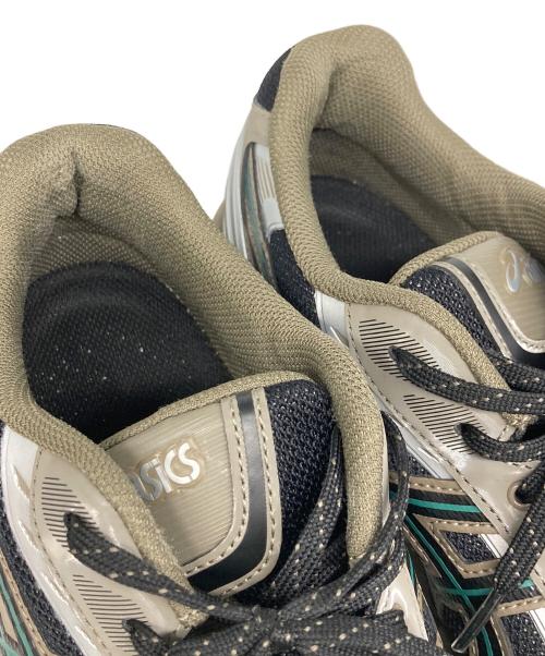 asics（アシックス）asics (アシックス) Gel kinetic fluentスニーカー ブラック×ベージュ サイズ:	SIZE US8.5　(26.5cm)の古着・服飾アイテム