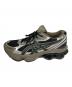 asics (アシックス) Gel kinetic fluentスニーカー ブラック×ベージュ サイズ:	SIZE US8.5　(26.5cm)：14000円