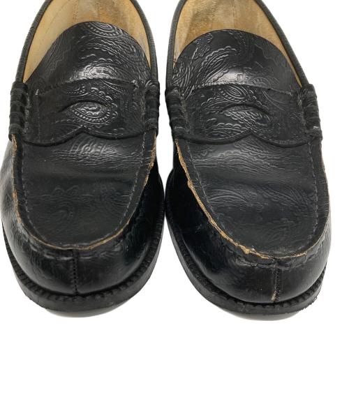 kenford（ケンフォード）kenford (ケンフォード) EMBOSSED LOAFERS ブラック サイズ:	SIZE 25ｃｍの古着・服飾アイテム