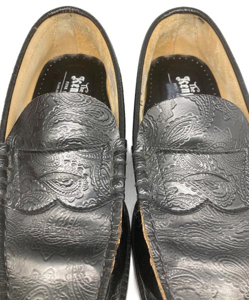 kenford（ケンフォード）kenford (ケンフォード) EMBOSSED LOAFERS ブラック サイズ:	SIZE 25ｃｍの古着・服飾アイテム