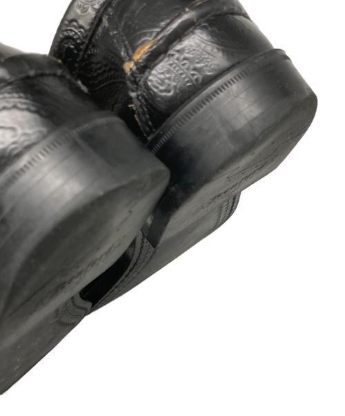 kenford（ケンフォード）kenford (ケンフォード) EMBOSSED LOAFERS ブラック サイズ:	SIZE 25ｃｍの古着・服飾アイテム