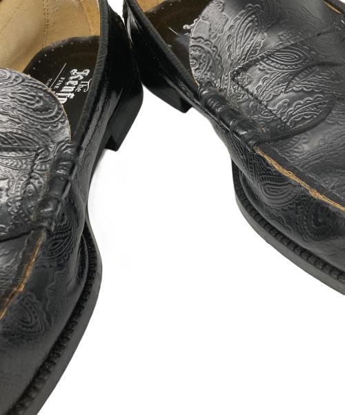 kenford（ケンフォード）kenford (ケンフォード) EMBOSSED LOAFERS ブラック サイズ:	SIZE 25ｃｍの古着・服飾アイテム