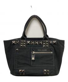 MARC JACOBS（マークジェイコブス）の古着「キャンバスチップドスタッズトートバック」｜ブラック