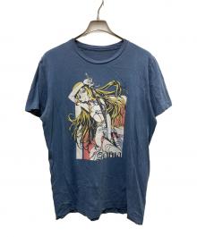 SWORD ART ONLINE（ソードアートオンライン）の古着「アニメTシャツ」｜ネイビー