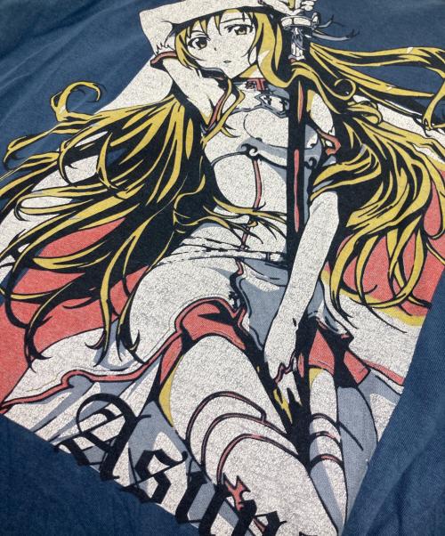 SWORD ART ONLINE（ソードアートオンライン）SWORD ART ONLINE (ソードアートオンライン) アニメTシャツ ネイビー サイズ:Mの古着・服飾アイテム