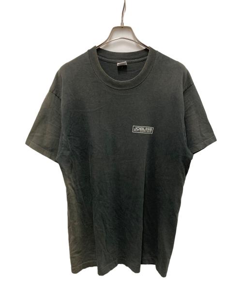 JOBLESS ANTI-WORK WEAR（ジョンブレスアンチワークウェア）JOBLESS ANTI-WORK WEAR (ジョンブレスアンチワークウェア) 「THAT JOB SUCKED」メッセージTシャツ ブラック サイズ:	SIZE XLの古着・服飾アイテム
