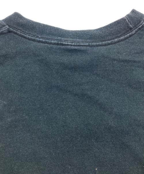 stussy（ステューシー）stussy (ステューシー) フロッキースカルプリントTシャツ ブラック サイズ:Sの古着・服飾アイテム