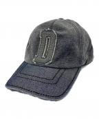 DIESELディーゼル）の古着「Dロゴキャップ」｜グレー