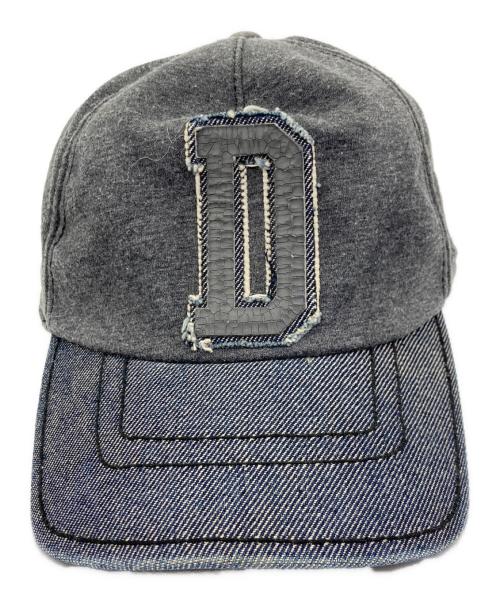 DIESEL（ディーゼル）DIESEL (ディーゼル) Dロゴキャップ グレーの古着・服飾アイテム