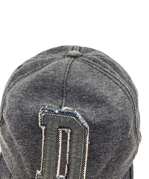 DIESEL（ディーゼル）DIESEL (ディーゼル) Dロゴキャップ グレーの古着・服飾アイテム