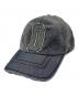 DIESEL（ディーゼル）の古着「Dロゴキャップ」｜グレー
