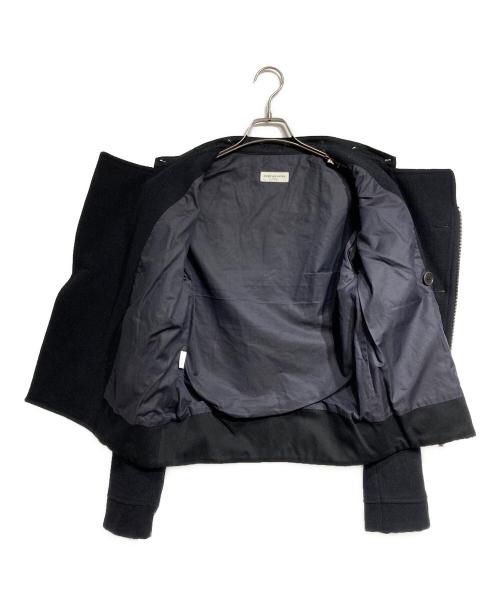 DRIES VAN NOTEN（ドリスヴァンノッテン）DRIES VAN NOTEN (ドリスヴァンノッテン) ウールライダースジャケット/Wool riders jacket ブラック サイズ:Mの古着・服飾アイテム
