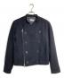DRIES VAN NOTEN（ドリスヴァンノッテン）の古着「ウールライダースジャケット/Wool riders jacket」｜ブラック