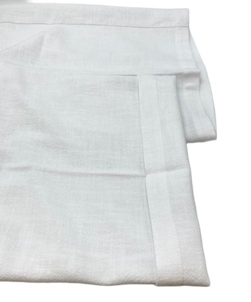 FEELS（フィールズ）FEELS (フィールズ) LINEN SLACKS GRAY ホワイト サイズ:Lの古着・服飾アイテム