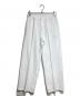 FEELS（フィールズ）の古着「LINEN SLACKS GRAY」｜ホワイト