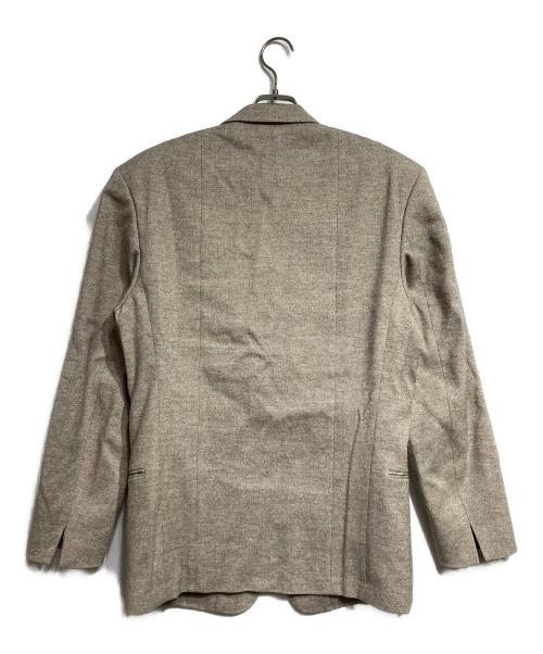 CLASS（クラス）CLASS (クラス) ヘンプ×ヤクキャンバステラードジャケット/HEMP × YAK CANVAS TAILORED JACKET ブラウン サイズ:2の古着・服飾アイテム
