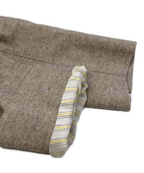 CLASS（クラス）CLASS (クラス) ヘンプ×ヤクキャンバステラードジャケット/HEMP × YAK CANVAS TAILORED JACKET ブラウン サイズ:2の古着・服飾アイテム
