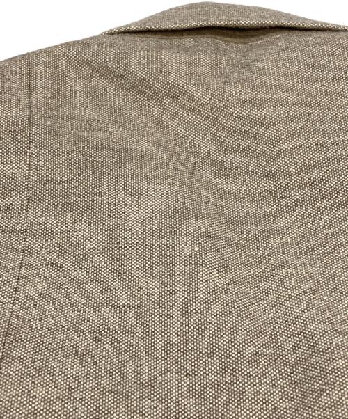 CLASS（クラス）CLASS (クラス) ヘンプ×ヤクキャンバステラードジャケット/HEMP × YAK CANVAS TAILORED JACKET ブラウン サイズ:2の古着・服飾アイテム