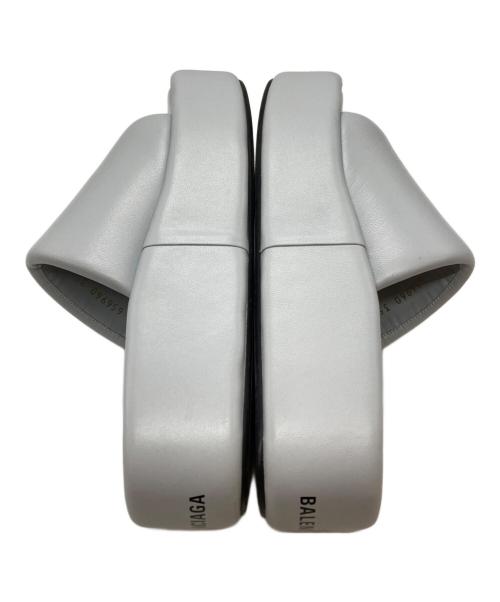BALENCIAGA（バレンシアガ）BALENCIAGA (バレンシアガ) RISE Slides サンダル/ライズ ライトグレー サイズ:35の古着・服飾アイテム