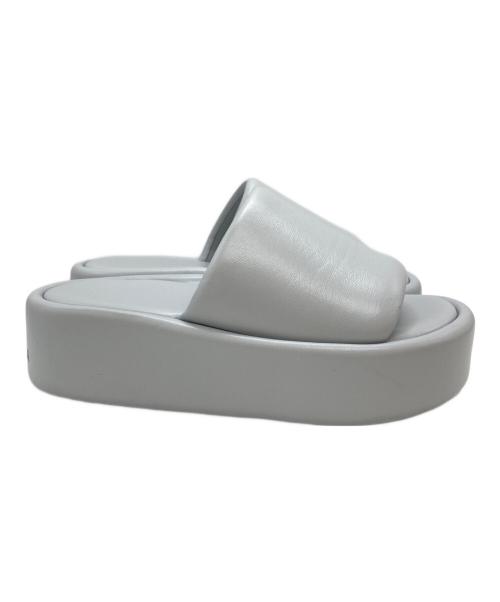 BALENCIAGA（バレンシアガ）BALENCIAGA (バレンシアガ) RISE Slides サンダル/ライズ ライトグレー サイズ:35の古着・服飾アイテム