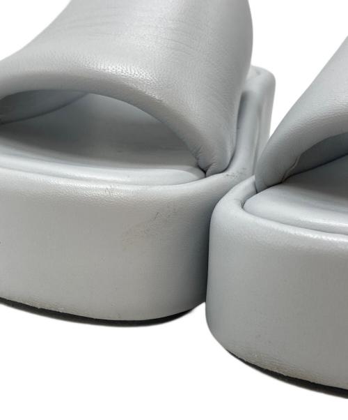 BALENCIAGA（バレンシアガ）BALENCIAGA (バレンシアガ) RISE Slides サンダル/ライズ ライトグレー サイズ:35の古着・服飾アイテム