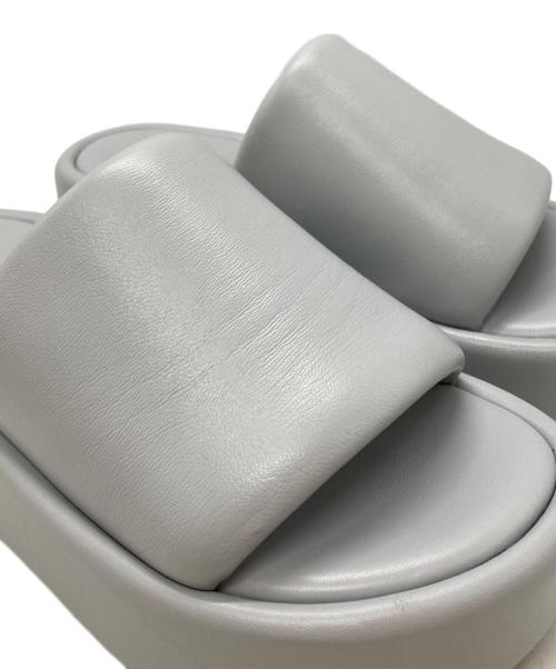 BALENCIAGA（バレンシアガ）BALENCIAGA (バレンシアガ) RISE Slides サンダル/ライズ ライトグレー サイズ:35の古着・服飾アイテム