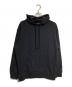 Yohji Yamamoto pour homme（ヨウジヤマモト プールオム）の古着「シグネチャーロゴ刺繍フーディー/Signature Logo Embroidered Hoodie 」｜ブラック