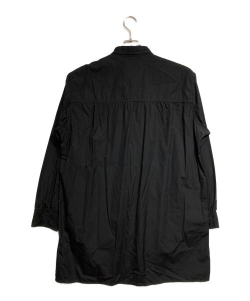 Yohji Yamamoto pour homme（ヨウジヤマモト プールオム）Yohji Yamamoto pour homme (ヨウジヤマモト プールオム) OVERLAPPING LEFT PANEL SHIRT/長袖シャツ ブラック サイズ:3の古着・服飾アイテム