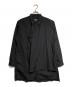 Yohji Yamamoto pour homme（ヨウジヤマモト プールオム）の古着「OVERLAPPING LEFT PANEL SHIRT/長袖シャツ」｜ブラック