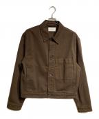 LEMAIREルメール）の古着「ボクシー・トラッカー・ジャケット/BOXY TRUCKER JACKET」｜ブラウン