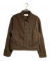 LEMAIRE（ルメール）の古着「ボクシー・トラッカー・ジャケット/BOXY TRUCKER JACKET」｜ブラウン