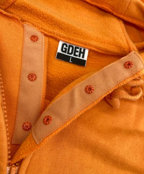 GOODENOUGH（グッドイナフ）GOODENOUGH (グッドイナフ) ミリタリージップパーカー オレンジ サイズ:Lの古着・服飾アイテム